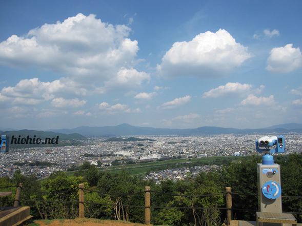 View from Iwateyama Monkey Park- Kyoto- highest scenic point. 